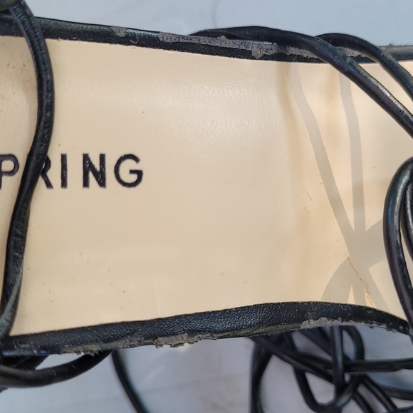 Black ankle strap heels - Picture 6 of 6